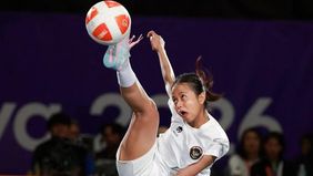 Atlet teqball Indonesia Sumaya berhasil menambah koleksi medali Kontingen Merah Putih pada Asian Games Aichi-Nagoya 2026 setelah meraih medali perak dari nomor tunggal putri di Nagoya City Higashi Sports Center, Aichi, Jepang, Minggu, 20 September 20