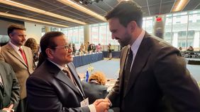 Gubernur DKI Jakarta Pramono Anung menghadiri U20 Mayoral Plenary di Civic Hall, New York, Amerika Serikat.