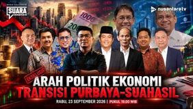 Saksikan selengkapnya diskusi seru episode 6 Suara Nusantara bertajuk "Arah Politik Ekonomi Transisi Purbaya-Suahasil", Rabu 23 September 2026, pukul 19.00 WIB, hanya di Nusantara TV.