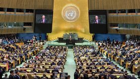 Sidang Majelis Umum Perserikatan Bangsa-Bangsa (PBB) diwarnai aksi walk out (WO) yang dilakukan sejumlah delegasi.
