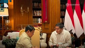 Presiden Prabowo Subianto menerima Menteri Perumahan dan Kawasan Permukiman (PKP) Maruarar Sirait di kediamannya di Hambalang, Kabupaten Bogor