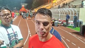 Gelandang Timnas Indonesia Joey Pelupessy menyambut antusias kemungkinan tekanan yang akan diberikan Malaysia saat kedua tim bertemu dalam pertandingan FIFA ASEAN Cup.