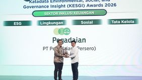 PT Pegadaian (Persero) kembali mencatatkan capaian gemilang di bidang keberlanjutan dengan meraih empat penghargaan sekaligus dalam Katadata ESG Insight (KESGI) Award 2026. 