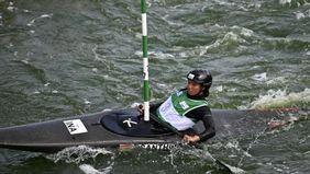 Atlet kano slalom Indonesia Putu Santhi berhasil melaju ke final nomor kano tunggal putri Asian Games Aichi-Nagoya 2026 setelah menempati peringkat ketujuh pada babak semifinal di Yahagigawa Canoe Slalom Course, Rabu, 30 September 2026.