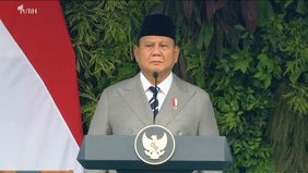 Prabowo Subianto memimpin upacara peringatan Hari Kesaktian Pancasila 2025 di Monumen Pancasila Sakti, Lubang Buaya