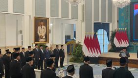 Prabowo Subianto melantik ketua, wakil dan anggota dewan pertimbangan presiden (Wantimpres).