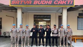 Lima personel Detasemen Gegana Satuan Brigade Mobil Polda Sulawesi Tenggara terpilih bergabung dalam misi perdamaian Perserikatan Bangsa-Bangsa (PBB) di Republik Afrika Tengah.