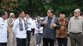 Wakil Menteri Dalam Negeri III (Wamendagri III) Komisaris Jenderal Polisi (Purn.) Akhmad Wiyagus menerima rombongan Komisi II DPR RI dalam kunjungan kerja spesifik ke salah satu Unit Pelaksana Teknis (UPT) dari Badan Pengembangan Sumber Daya Manusia 