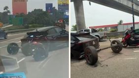 Chery Omoda 5 Mengalami Kerusakan Serius Di Johor Bahru, Malaysia.