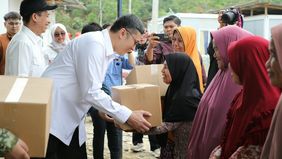 Kementerian Koordinator Bidang Infrastruktur dan Pembangunan Kewilayahan (Kemenko Infra) kembali mengunjungi hunian sementara (huntara) di Desa Lubuk Sidup, Kecamatan Sekerak, Aceh Tamiang, yang beberapa waktu lalu dibangun atas inisiatif Menko AHY.