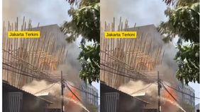 Hingga saat ini, penyebab kebakaran belum diketahui. Petugas pemadam kebakaran (Damkar) masih melakukan penanganan di lokasi.