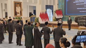Para wakil menteri Kabinet Merah Putih yang baru dilantik oleh Presiden Prabowo Subianto.