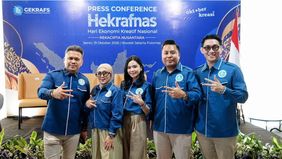 Gerakan Ekonomi Kreatif Nasional (Gekrafs) mendorong perayaan Hari Ekonomi Kreatif Nasional (Hekrafnas) 2026 agar tidak hanya terpusat di Jakarta, tetapi juga berlangsung serentak di tujuh provinsi di Indonesia dan 17 negara. 