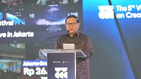 Gubernur DKI Jakarta, Pramono Anung mendorong Jakarta menjadi pusat atau hub ekonomi kreatif dunia.