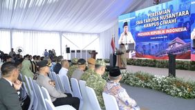 Prabowo Subianto meresmikan SMA Taruna Nusantara Kampus Cimahi yang berlokasi di Kota Cimahi, Provinsi Jawa Barat, pada Jumat, 30 Oktober 2026