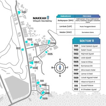 Catat, Ini Penempatan Hotel Jemaah Haji Indonesia di Makkah dan Madinah