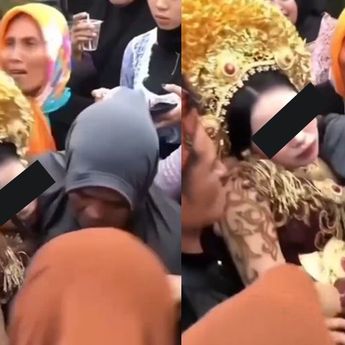 Dijodohin sama Pria yang Lebih Tua 35 Tahun, Mempelai Wanita Menangis sampai Pingsan di Pernikahannya