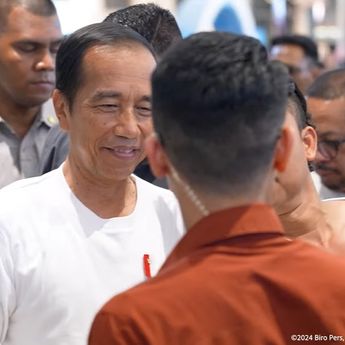 Presiden Jokowi Sapa Warga Kendari