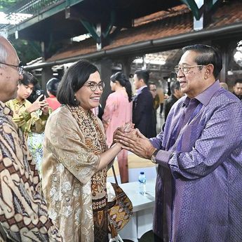 Menkeu Sri Mulyani Ketemu SBY di Cikeas, Ini yang Dibahas