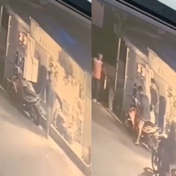Rekaman CCTV Detik-detik Keponakan Buang Jasad Paman yang Dibungkus Sarung di Pamulang