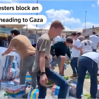Demonstran Israel Hadang dan Rusak Bantuan untuk Warga Gaza di Tepi Barat