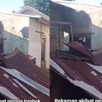 Dampak Gempa Magnitudo 5,5 Guncang Lombok Utara, Sejumlah Rumah Warga Rusak