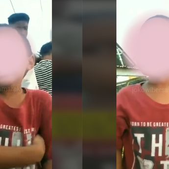 Geger Bocah di Muna Kesal Baju dari Presiden Jokowi Dirampas Ibu-ibu