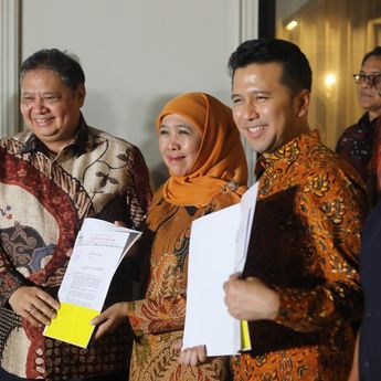 Airlangga: Khofifah-Emil Dardak Didukung Koalisi Indonesia Maju di Pilgub Jatim