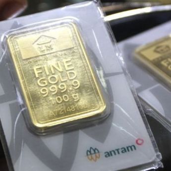 Harga Emas Antam Hari Ini Turun Rp2.000, 1 Gram Dibanderol Rp1.409.000