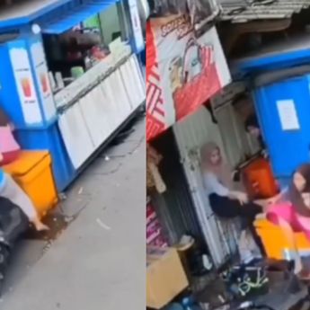 Viral Pengendara Motor Tabrak Warung, Malah Ngamuk ke Pedagang