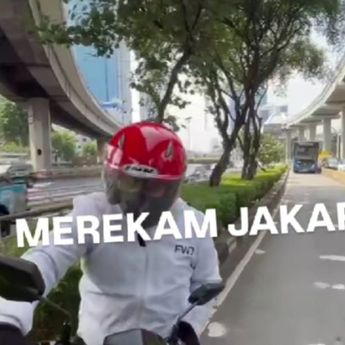 Arogan! Pengendara Motor Buang Surat Tilang dan Ngaku Punya Bekingan di Polda Metro Jaya