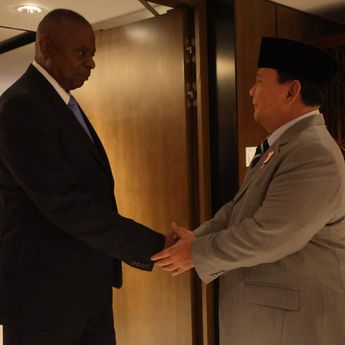 Prabowo Bertemu Menhan AS Lloyd Austin, Bahas Kerja Sama Modernisasi Alutsista RI