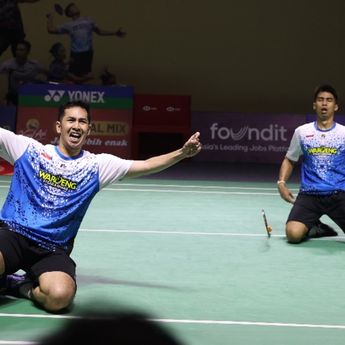 Lewat Duel Melelahkan, Sabar/Reza Tembus Semifinal Indonesia Open 2024