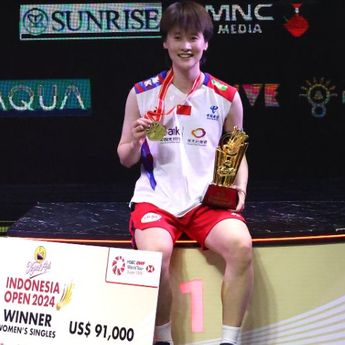 Chen Yu Fei Raih Gelar Juara Tunggal Putri Indonesia Open 2024