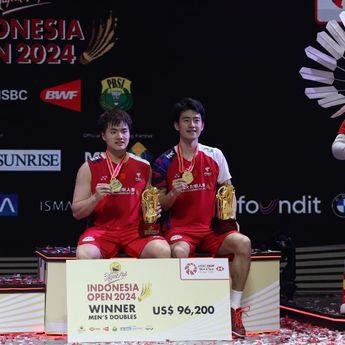 China Borong 4 Gelar Juara di Indonesia Open 2024