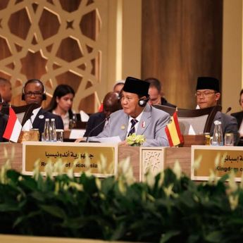 Bicara di Konferensi Tingkat Tinggi, Menhan Prabowo Tegaskan Kemerdekaan Palestina Solusi Riil Konflik Gaza