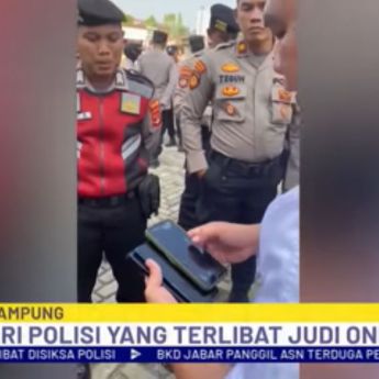 Ratusan Personel Polres Metro Lampung Kaget dan Pasrah Saat HP-nya Mendadak Dirazia Kapolres terkait Judi Online