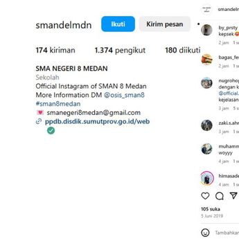 Akun Instagram SMAN 8 Medan Diserbu Netizen Usai Kasus Siswa Tak Naik Kelas Gegara Laporkan Dugaan Pungli