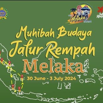 Muhibah Budaya Jalur Rempah Bersama KRI Dewaruci Bakal Singgah di Kota Melaka Malaysia 30 Juni 2024
