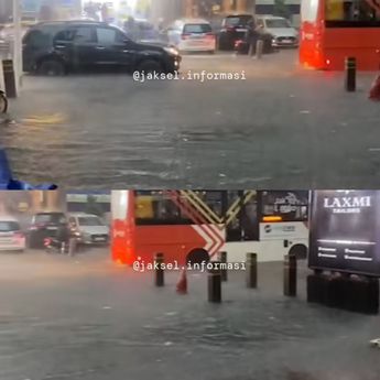 Jakarta Diguyur Hujan Deras, Ini Titik Banjir dan Pohon Tumbang