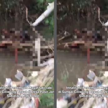 Mayat Pria Ditemukan Mengambang di Sungai Ciliwung, Alat Kelamin Hilang