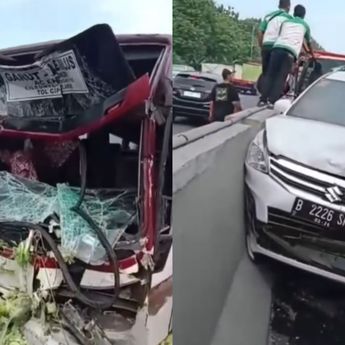 Kronologi Kecelakaan Beruntun di Tol Cipularang Arah Jakarta, Bus Primajasa Tabrak 8 Kendaraan