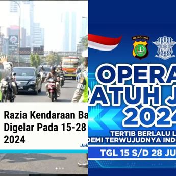 Polisi Gelar Razia Kendaraan 15 Juli Sampai 28 Juli Mendatang