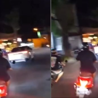 Bule Berulah, Tabrak Lari Pengendara Lain Bikin Warga Emosi