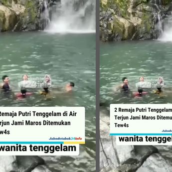 Dua Remaja Tenggelam Saat Asik Mandi Air Terjun di Maros