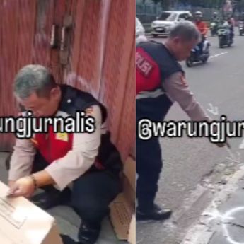 Kecelakaan Tunggal Merenggut Nyawa Driver Ojol di Matraman Raya