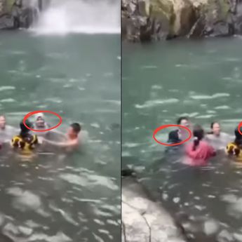 Detik-detik Menegangkan 2 Remaja Perempuan Tewas Tenggelam di Air Terjun Jami Maros