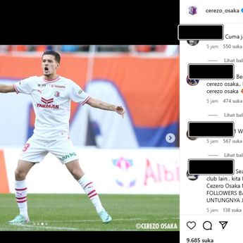 Akun Instagram Cerezo Osaka Diserbu Netizen Indonesia Usai Justin Hubner Hengkang