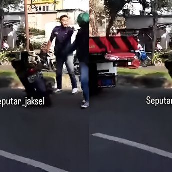 Sopir Towing Arogan! Pukul Ojol di Bintaro Gegara Ditegur Ugal-ugalan