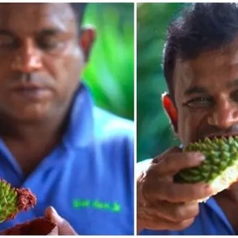 Pria Ini Bikin Konten Makan Kuit Durian Mentah-mentah